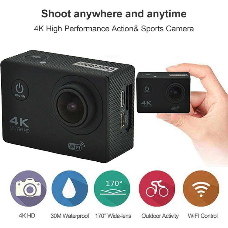 WIFI Waterproof Action Camera Cycling 4K camera Ultra Diving 60PFS kamera Helmet bicycle Cam underwater Sports 1080P Camera WIFI Waterproof Action Camera Cycling 4K camera Ultra Diving 60PFS kamera Helmet bicycle Cam underwater Sports 1080P Camera